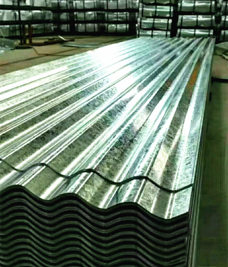 Corrugated steel roofing sheet	