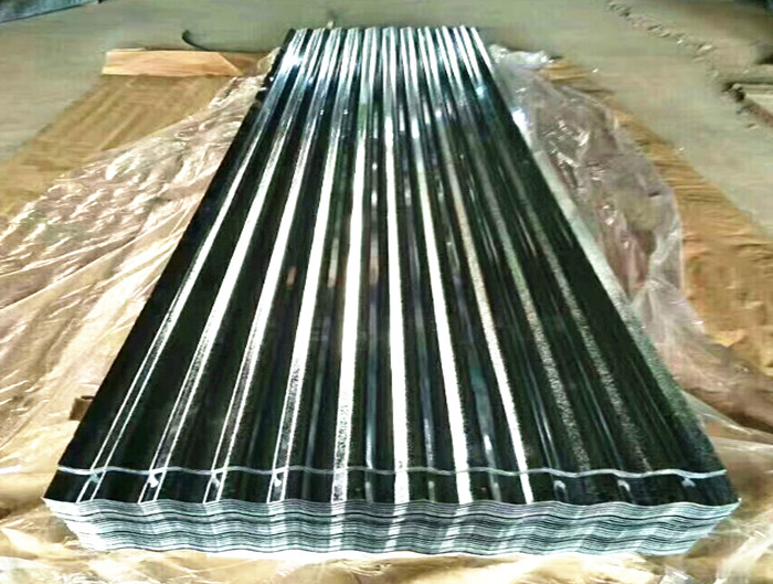 Corrugated steel roofing sheet	