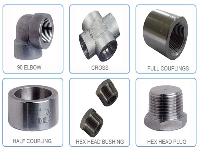 Stainless steel high pressure forged fitting