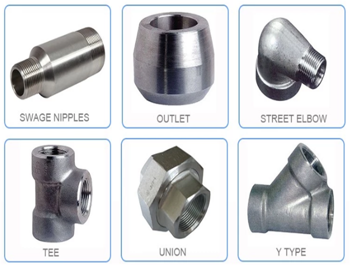 Stainless steel high pressure forged fitting