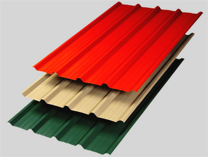 Corrugated steel roofing sheet	