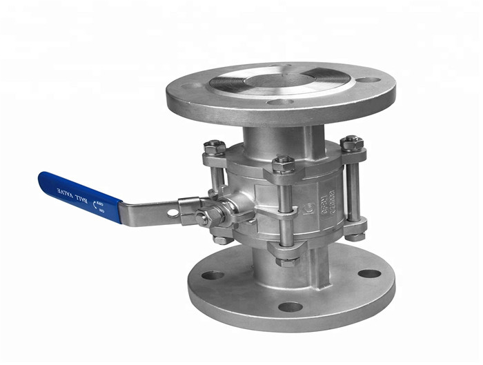 3PC Flanged Ball Valve