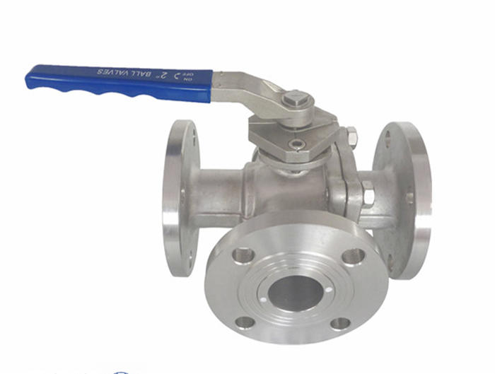 Three Way Ball Valve Flanged