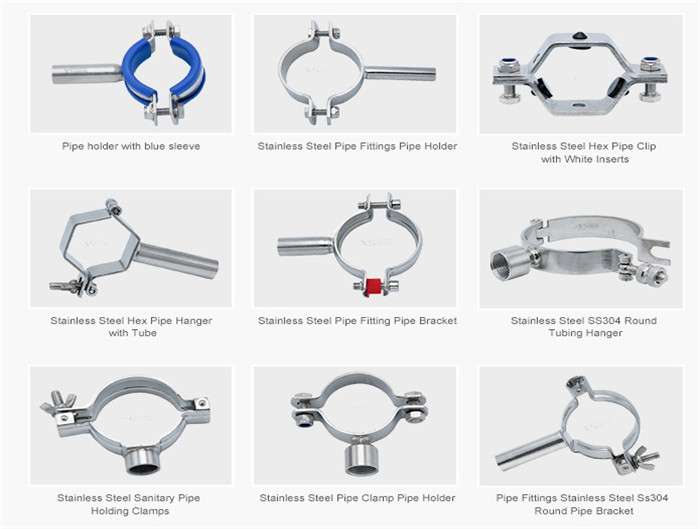 SS pipe support