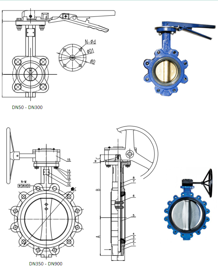 Lug Type Butterfly Valve